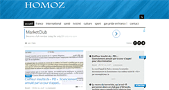 Desktop Screenshot of homoz.fr